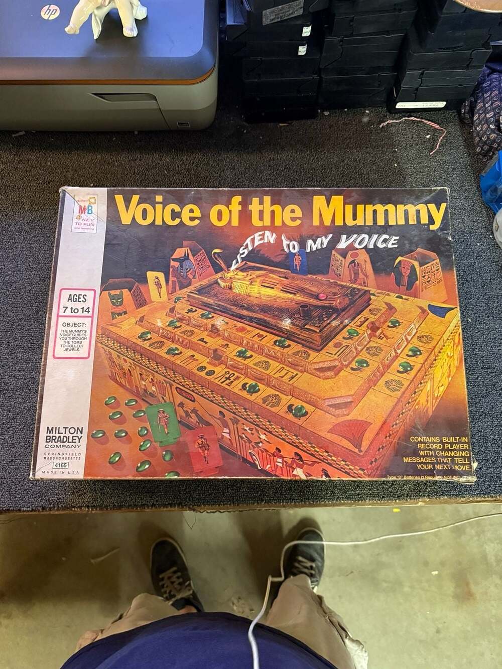 Vintage Milton Bradley (1971) Voice of the Mummy Board Game *Missing Pieces*